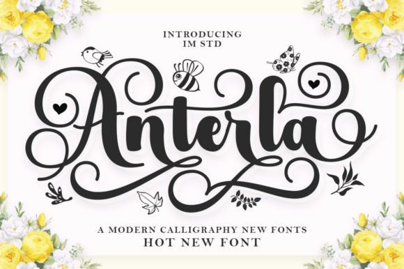 Anterla: A Luxurious Script Font for Your Brand