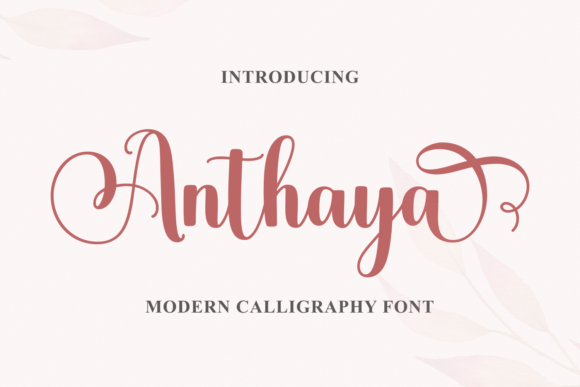 Anthaya: A Handwritten Font That Elevates Digital Design