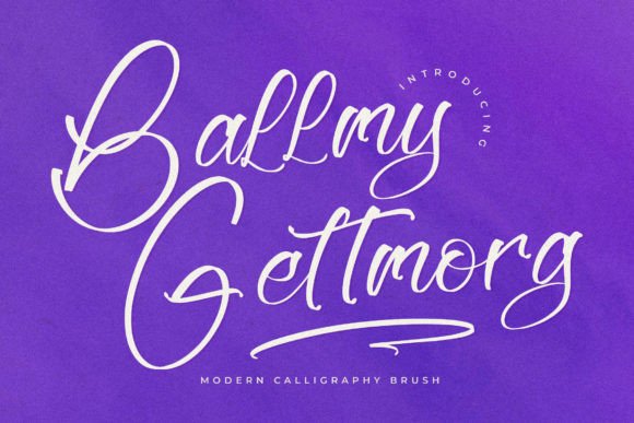 Ballmy Gettmorg: A Script Font for Editorial Elegance