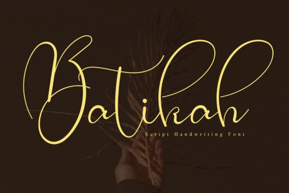 Batikah Font for Modern Branding and Marketing