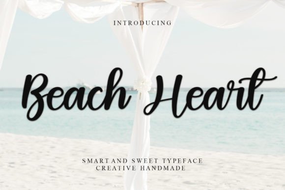 Beach Heart: A Stylish Font for Small Business Branding