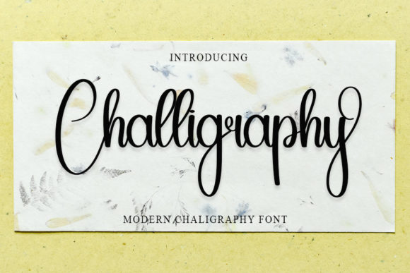 Chaligraphy: A Beautiful Font for Digital Design