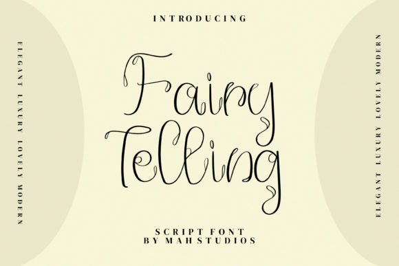 Fary Telling Font for Handmade Creations