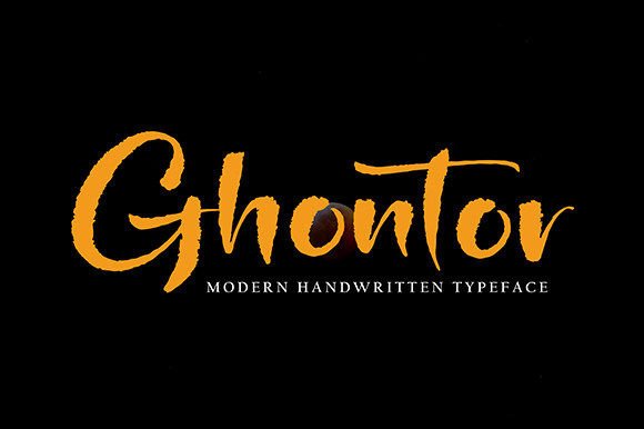 Ghontor: A Script Font for Digital Design