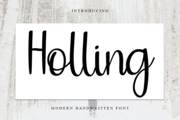 Holling Font for Modern Branding Projects