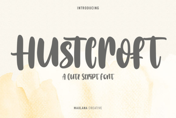 Hustcroft: A Handwritten Font That Elevates Your Web Design