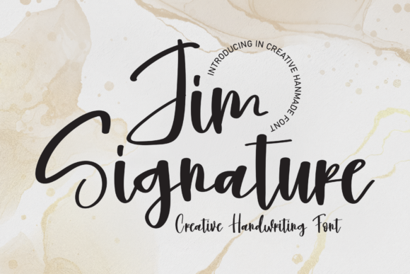 Jim Signature: A Font That Elevates Branding