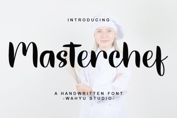 Masterchef: A Handwritten Font for Digital Design