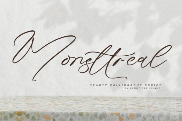 Monsttreal: A Delicate Script Font for Elegant Branding
