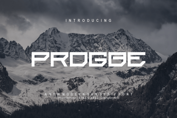 Progbe: A Font That Adds Elegance to Every Craft Project