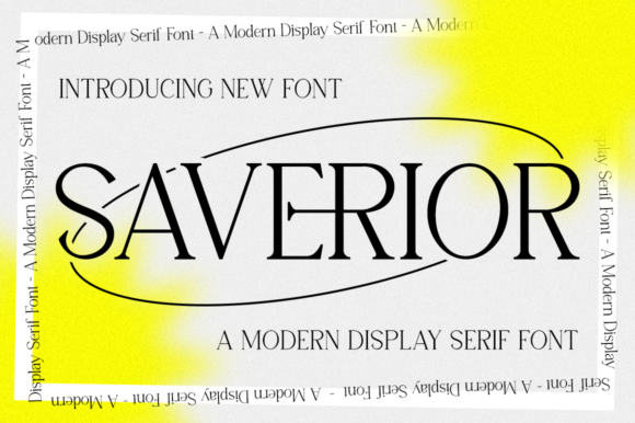 Saverior: The Serif Font That Elevates Your Brand’s Visual Story