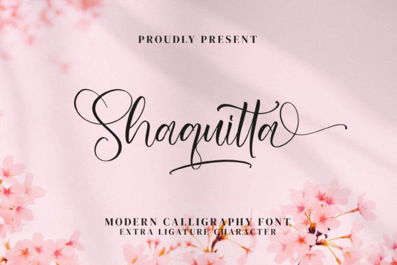 Shaquitta: A Modern Calligraphy Font for Creative Branding