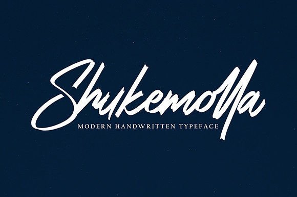 Shukemolla: A Script Font for Editorial Elegance