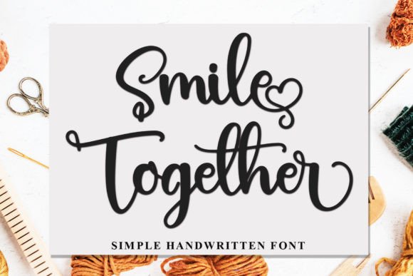 Smile Together Font for Business Branding