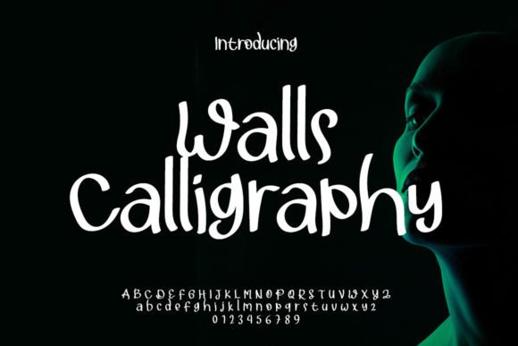 Walls Calligraphy: A Graceful Font for Modern Editorial Design